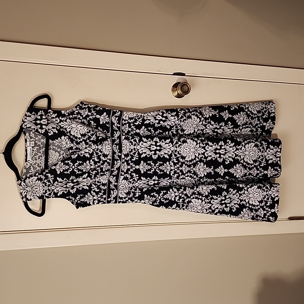 Croft & Barrow Dress Black and White